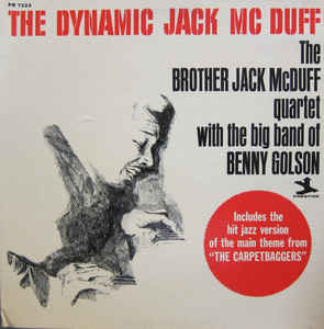 Image for The Brother Jack McDuff Quartet With The Big Band Of Benny Golson – The Dynamic Jack Mc Duff